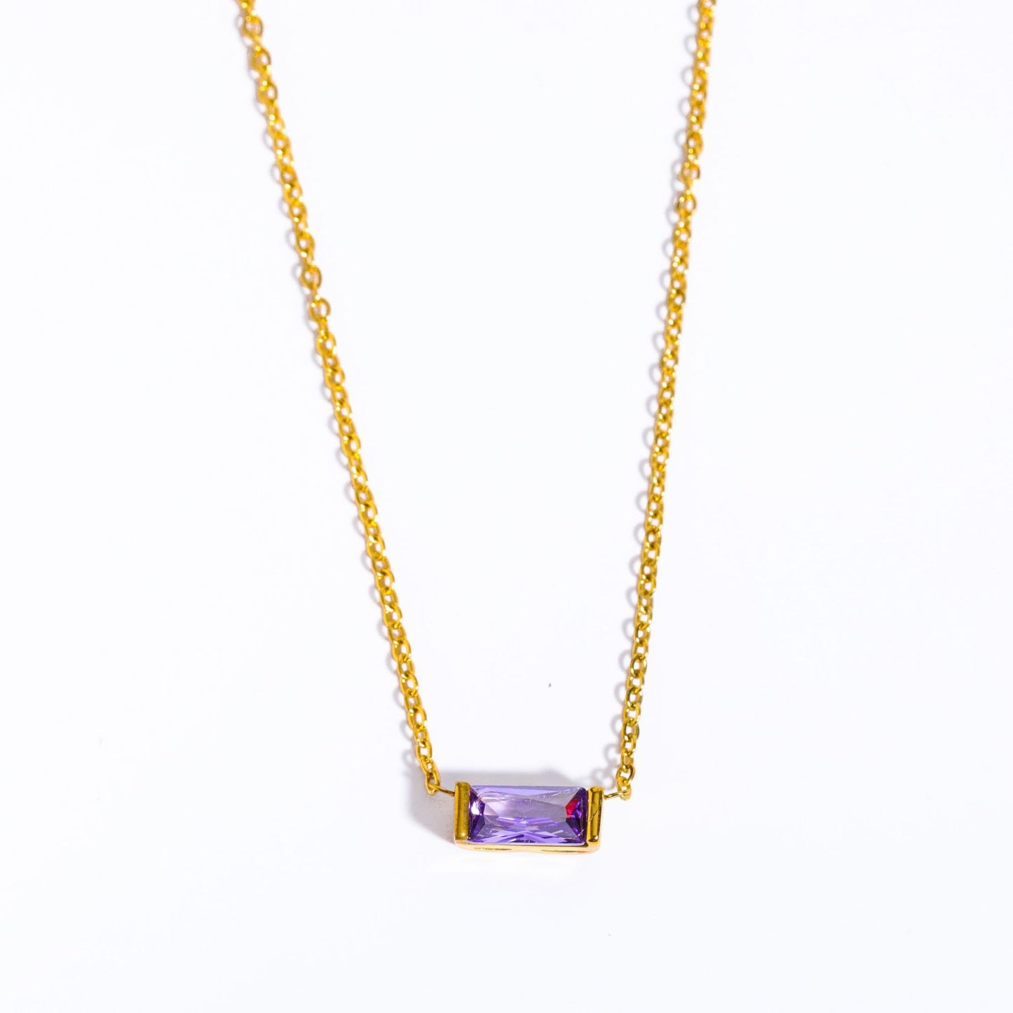 12 Birthstone Necklace 12 Birthstone Zircon