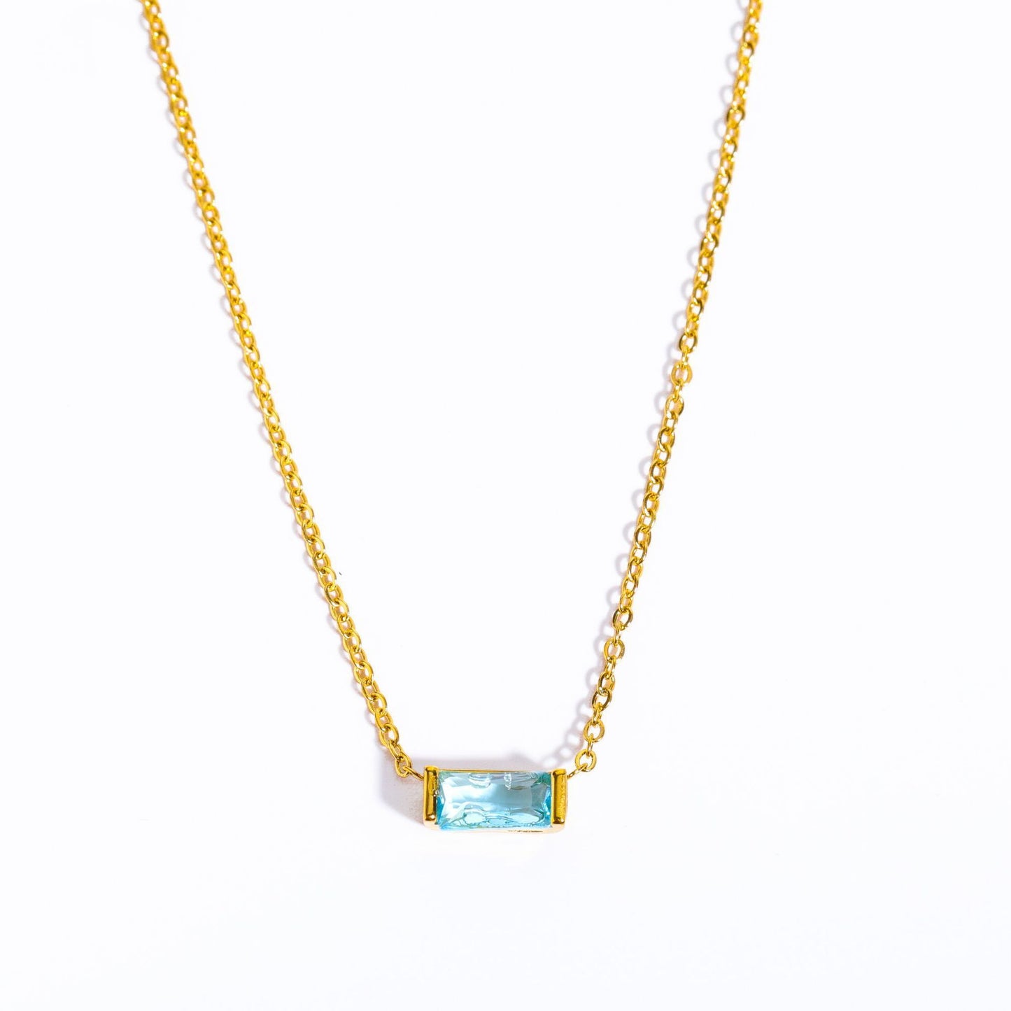 12 Birthstone Necklace 12 Birthstone Zircon