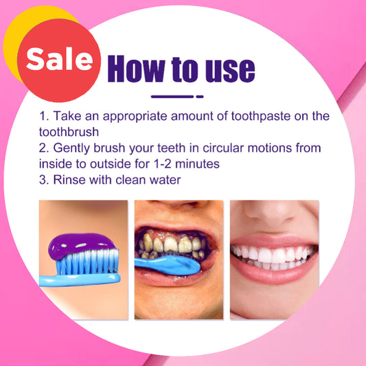 V34 Purple Whitening Toothpaste — Smile Brighter