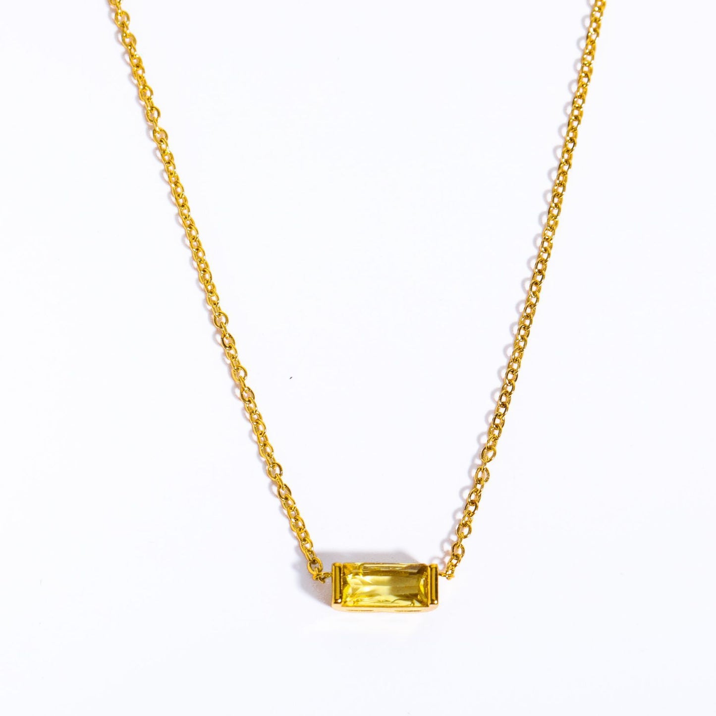 12 Birthstone Necklace 12 Birthstone Zircon